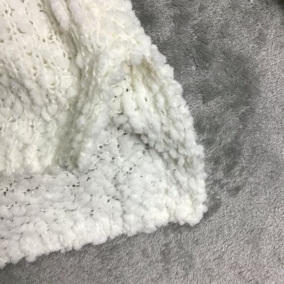 Bobeau Sweater Women's Size Large Off White Popcorn Kit Cowl Neck Long-Sleeve - Picture 9 of 16